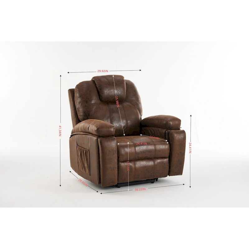 Power Lift Recliner Chair with Massage and Heat
