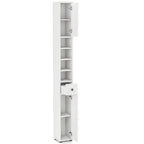 Tall Slim Bathroom Storage Cabinet with Drawer