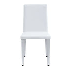 Armless Dining Chair with Metal Legs