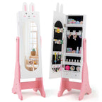 Kids Jewelry Cabinet with Full-Length Mirror