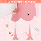 Costway Kids Jewelry Cabinet Standing Children Jewelry Organizer with - See Details