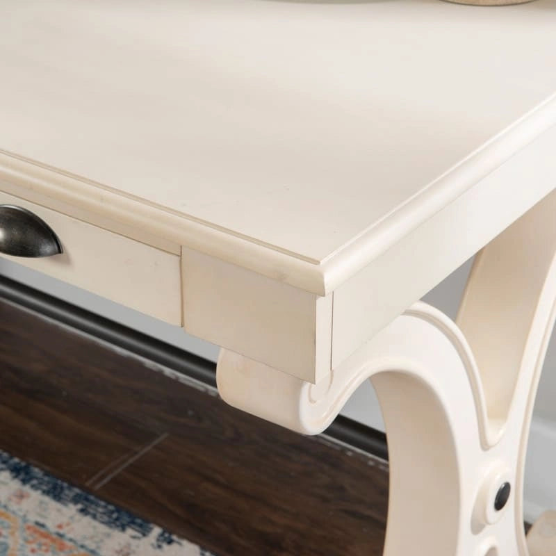 3-Drawer Writing Desk with X-Style Legs