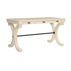 3-Drawer Writing Desk with X-Style Legs