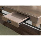 3-Drawer Writing Desk with X-Style Legs