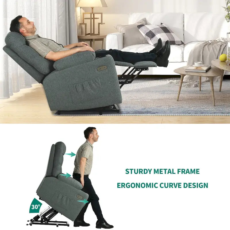 Power Lift Recliner with Massage and Heating