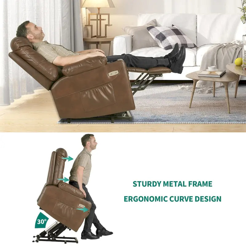 Power Lift Recliner with Massage and Heating