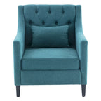 Upholstered Accent Armchair – Available in Blue, Dark Teal & Beige