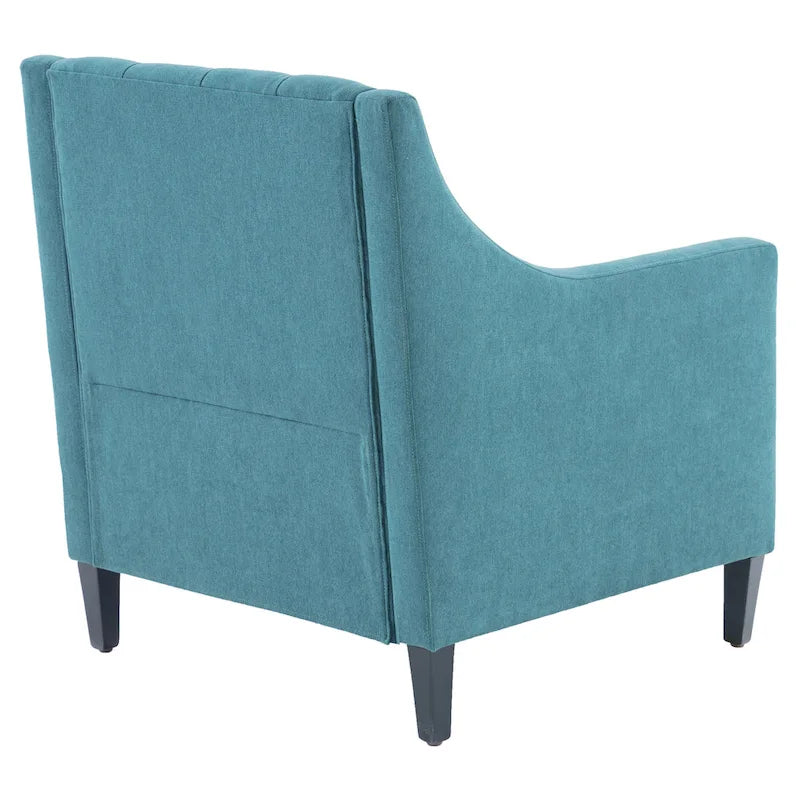 Upholstered Accent Armchair – Available in Blue, Dark Teal & Beige
