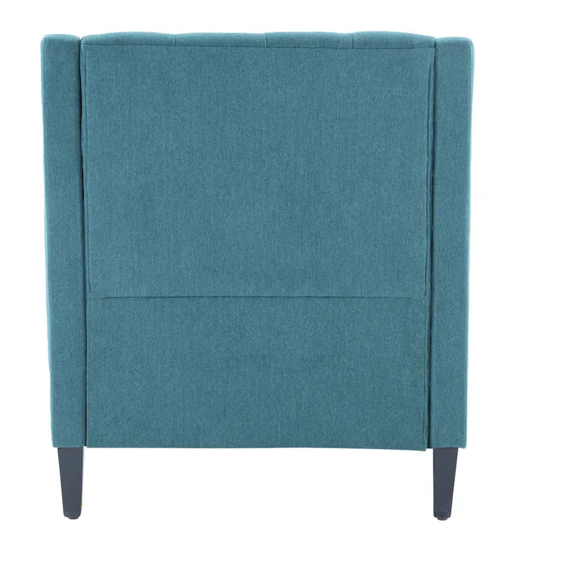Upholstered Accent Armchair – Available in Blue, Dark Teal & Beige