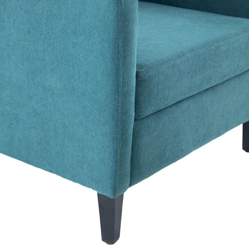 Upholstered Accent Armchair – Available in Blue, Dark Teal & Beige
