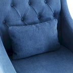 Upholstered Accent Armchair – Available in Blue, Dark Teal & Beige