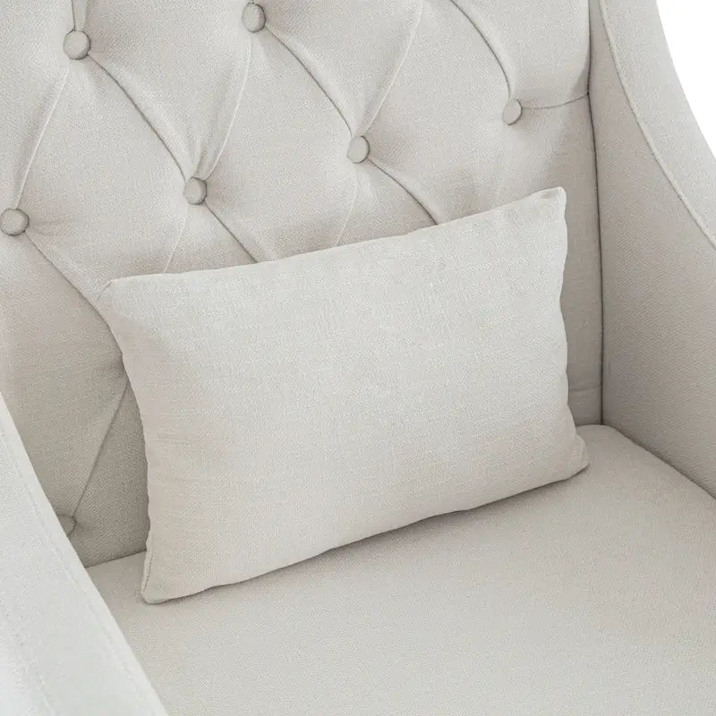 Upholstered Accent Armchair – Available in Blue, Dark Teal & Beige