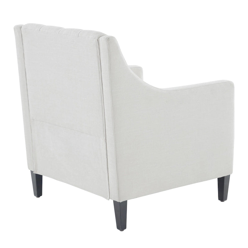 Upholstered Accent Armchair – Available in Blue, Dark Teal & Beige
