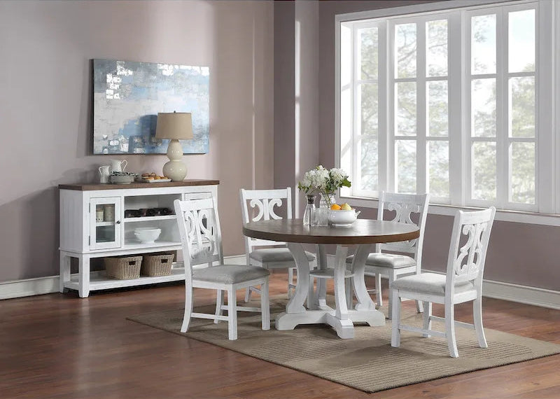 Round Pedestal Dining Table
