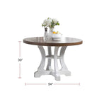 Round Pedestal Dining Table