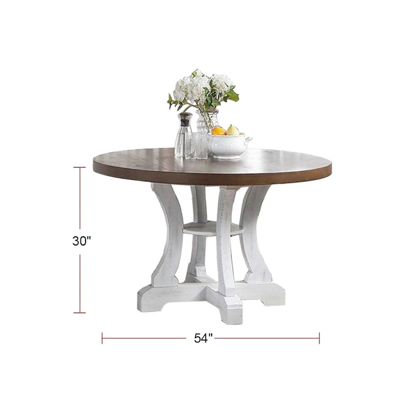 Round Pedestal Dining Table