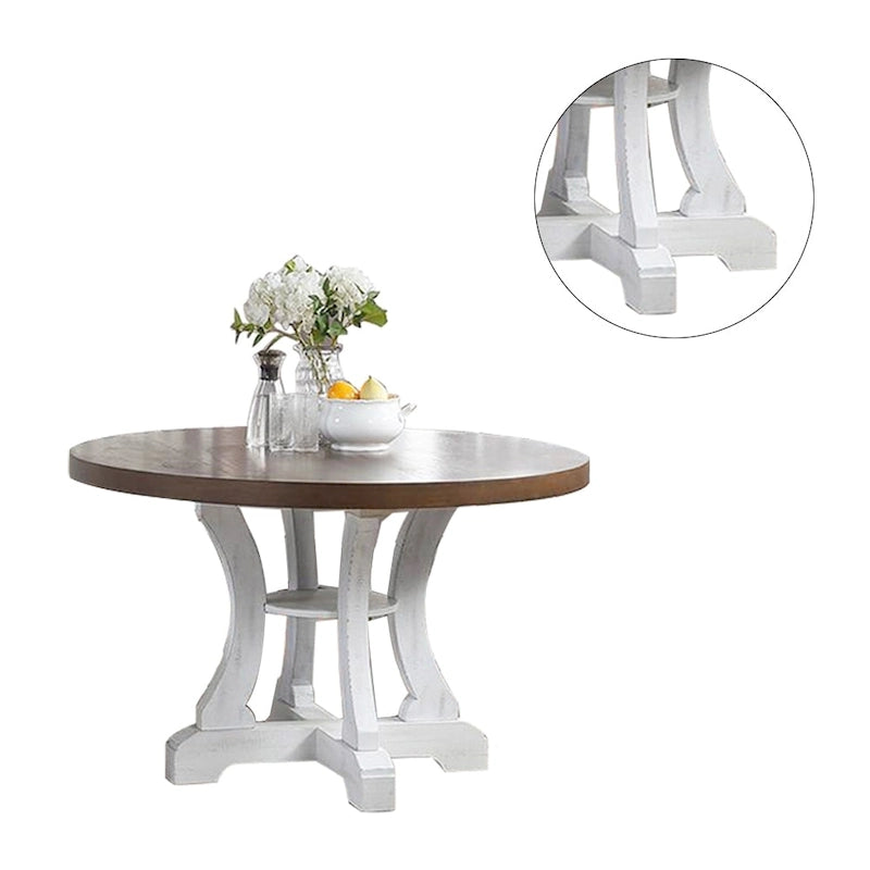 Round Pedestal Dining Table