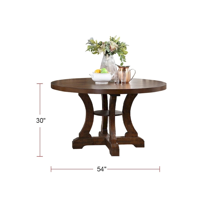 Round Pedestal Dining Table