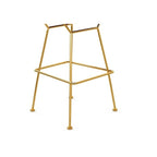 Wire Frame Counter Stool with Cushion Seat