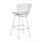 Wire Frame Counter Stool with Cushion Seat