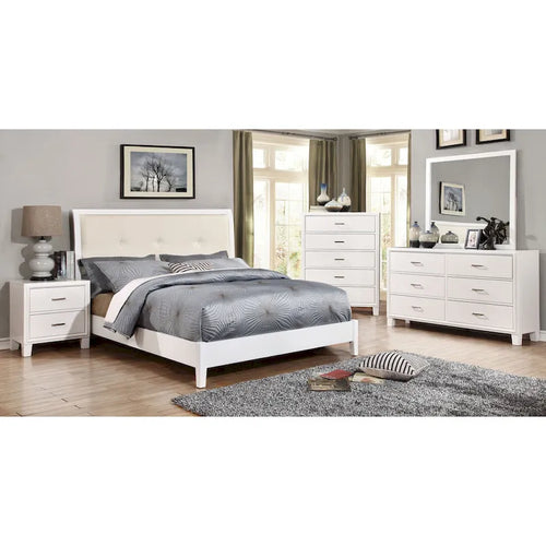 Cody Contemporary 56-inch Wide 6-Drawer Solid Wood Dresser by Furniture of America