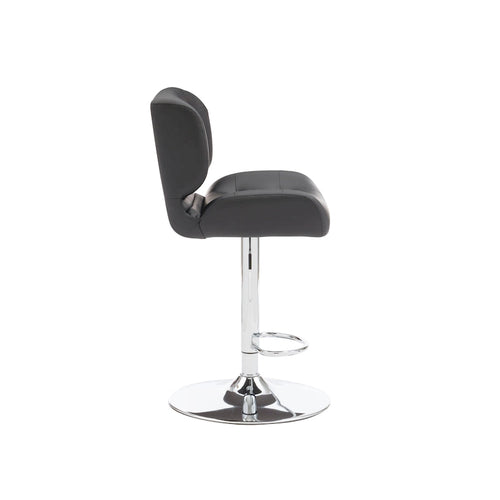 Reilly Adjustable Faux Leather Barstool