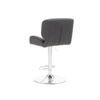 Adjustable Faux Leather Barstool
