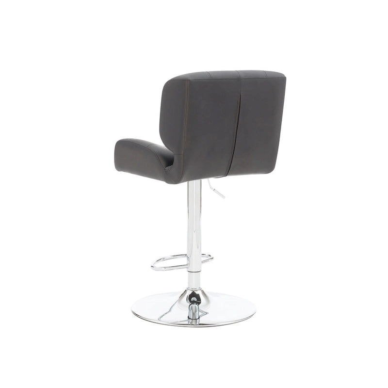 Adjustable Faux Leather Barstool