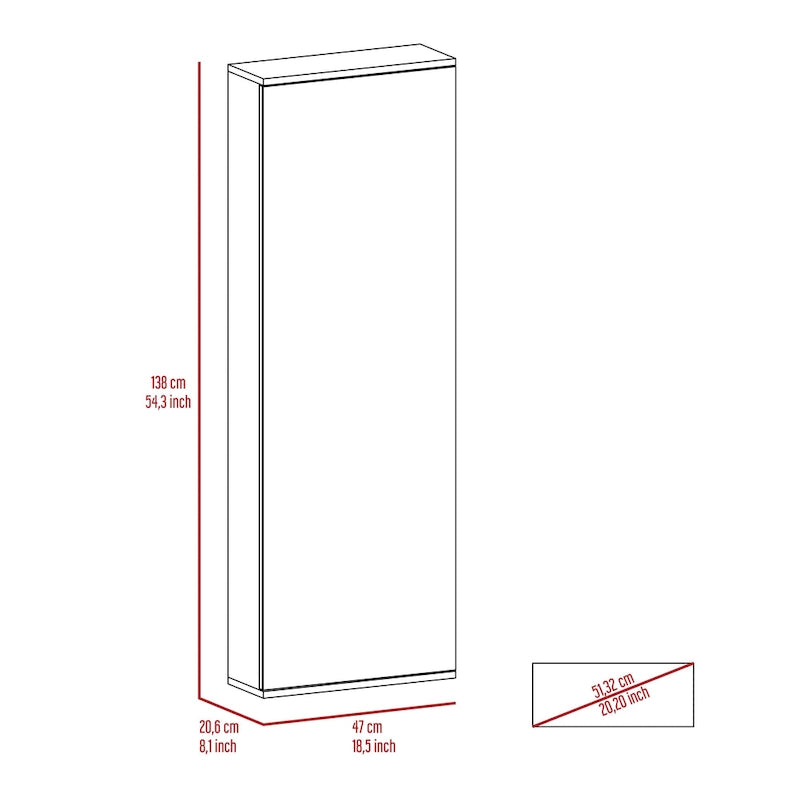 Lisboa Armoire with Double Doors, 2 Drawers and Hanging Rod