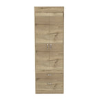 Lisboa Armoire with Double Doors, 2 Drawers and Hanging Rod