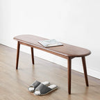 Solid Oak Wood Bench