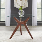 Round Glass Dining Table