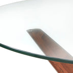 Round Glass Dining Table