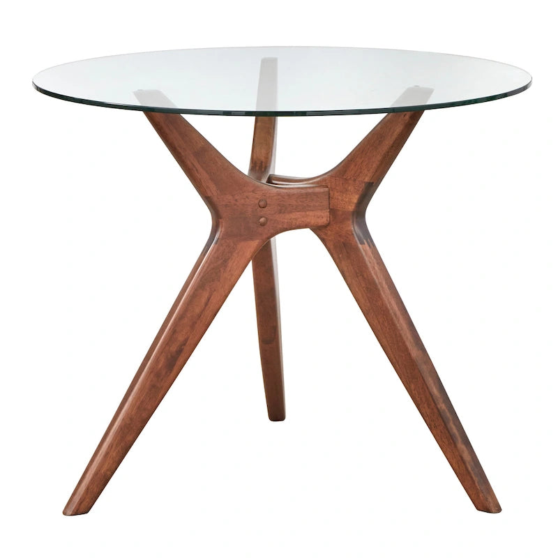 Round Glass Dining Table