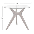 Round Glass Dining Table