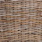 Bohemian Dining Chair – Natural Kubu Rattan & Mahogany Wood