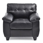 Faux Leather Accent Chair