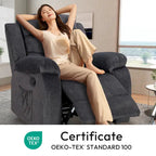 Recliner Chair with Massage and Heat