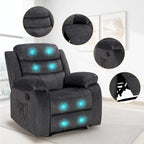Recliner Chair with Massage and Heat