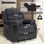Recliner Chair with Massage and Heat