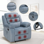 Recliner Chair with Massage and Heat