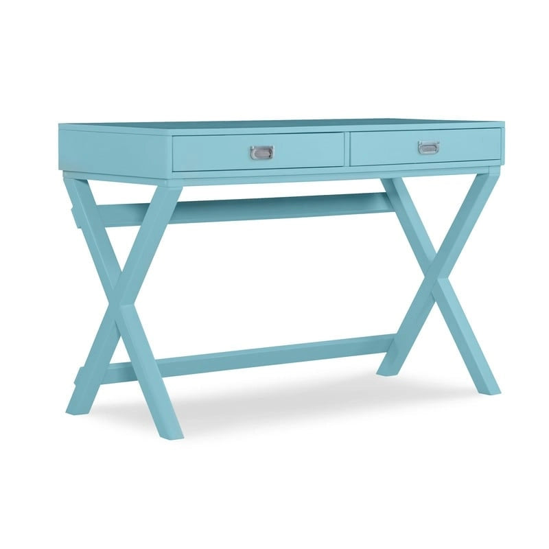 X-Frame Writing Desk with Drawers