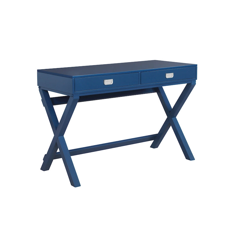 X-Frame Writing Desk with Drawers