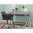 X-Frame Writing Desk with Drawers