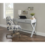 X-Frame Writing Desk with Drawers