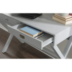 X-Frame Writing Desk with Drawers