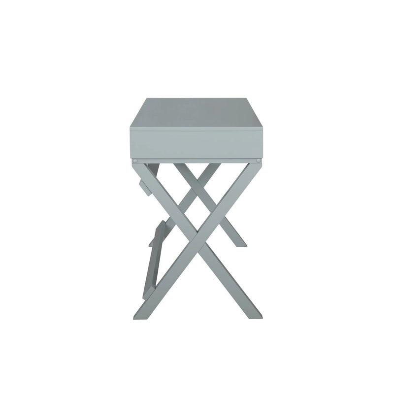 X-Frame Writing Desk with Drawers