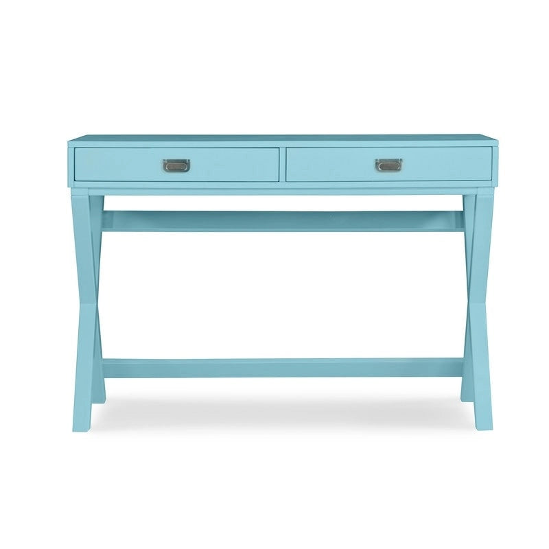 X-Frame Writing Desk with Drawers
