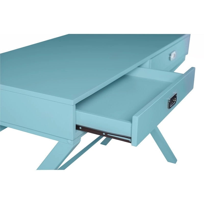 X-Frame Writing Desk with Drawers