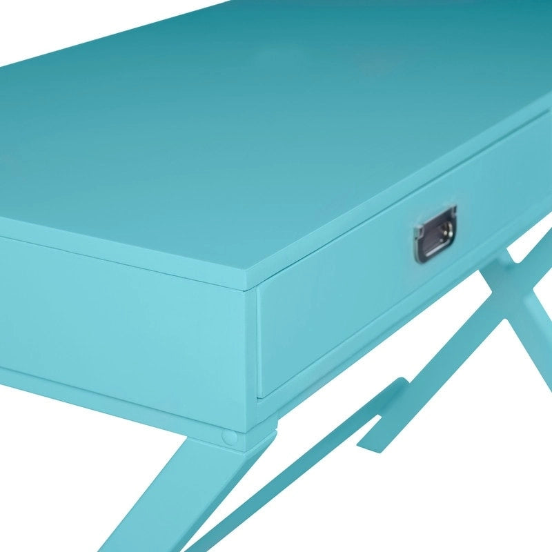 X-Frame Writing Desk with Drawers
